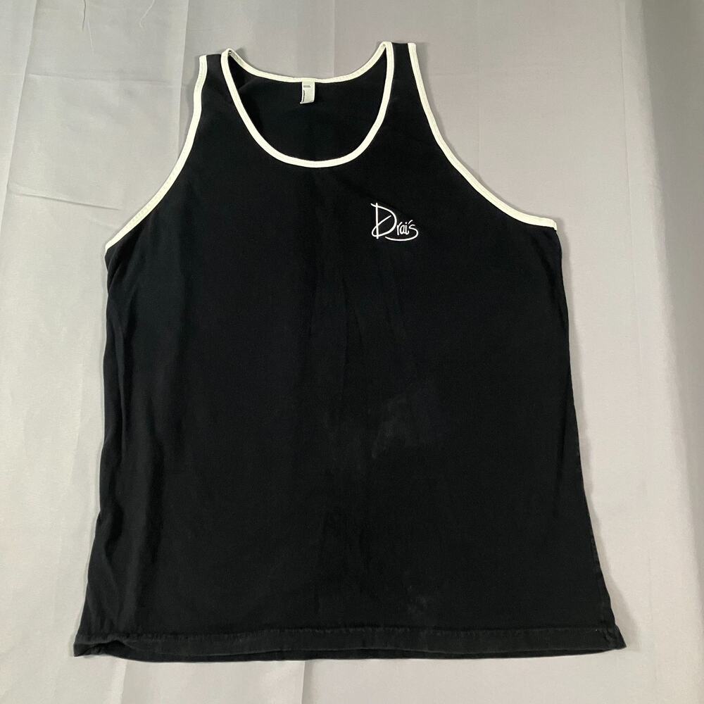 Drai’s Las Vegas Tank Top Black White‎ Trim Men’s XL American Apparel